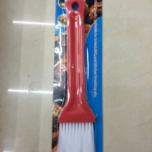 NX 188-2inch Plastic Handle Brush Card Bbq Food Brush Food Grade Pig Brush Oil Brush Plastic Silicone Handle Brush