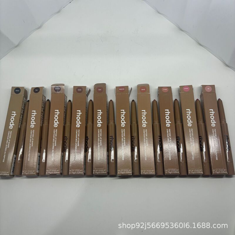Cross-border bestseller rhode Hailey matte brightening double-ended silky polypeptide lip liner press lift 0.75g Cross-border bestseller rhode Hailey matte brightening double-ended silky polypeptide lip liner press lift 0.75g