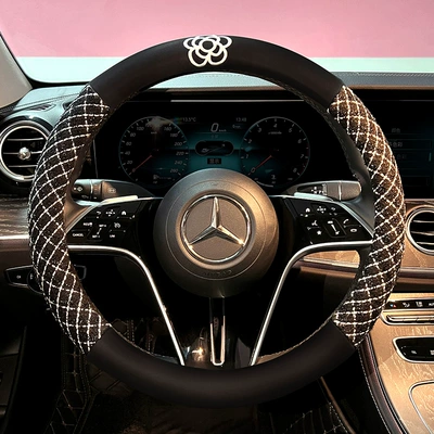 2025 New Linen Steering Wheel: Steering wheel cover