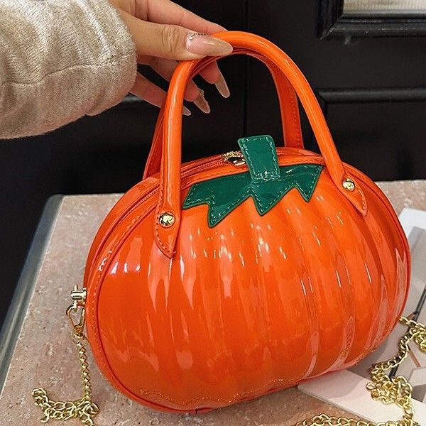 Factory Direct Sales of New European and American Fashion Personalized Design Halloween Pumpkin Bag Crossbody Bag Guliang Jiji Bag Factory Direct Sales of New European and American Fashion Personalized Design Halloween Pumpkin Bag Crossbody Bag Guliang Jiji Bag
