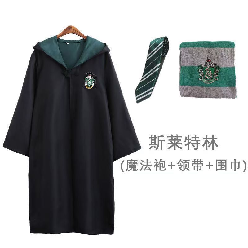 哈利波特学院长袍同款cos服装魔法袍子衣服成人儿童校服斗篷披风|undefined