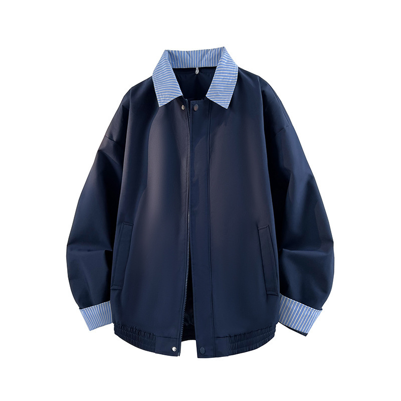 捷展YOU货|格纹百搭工装夹克25秋季新品潮牌格子可拆卸棒球服外套|undefined