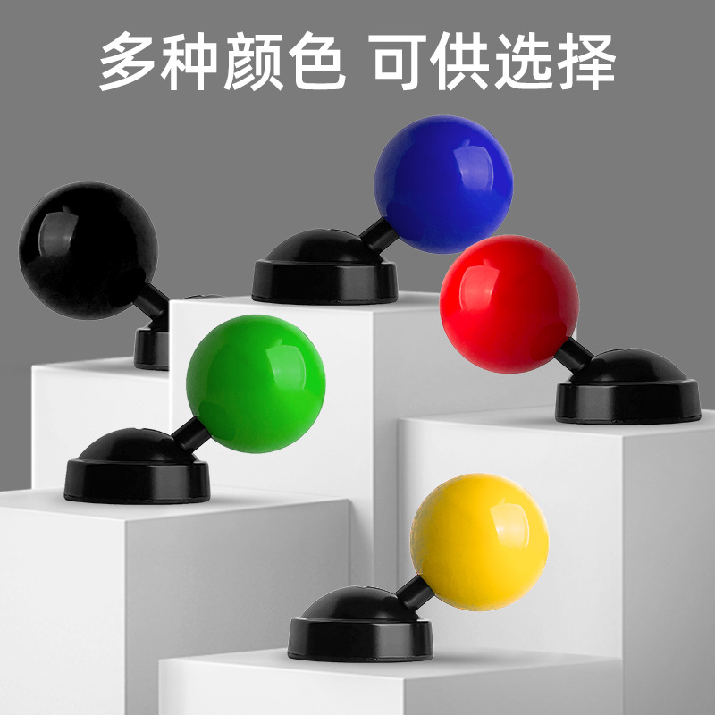 Car One-Touch Start Decorative Cover, Ball-Shaped Lever Car Decoration, Modified Ball-Handle Style One-Touch Button for Vehicle
