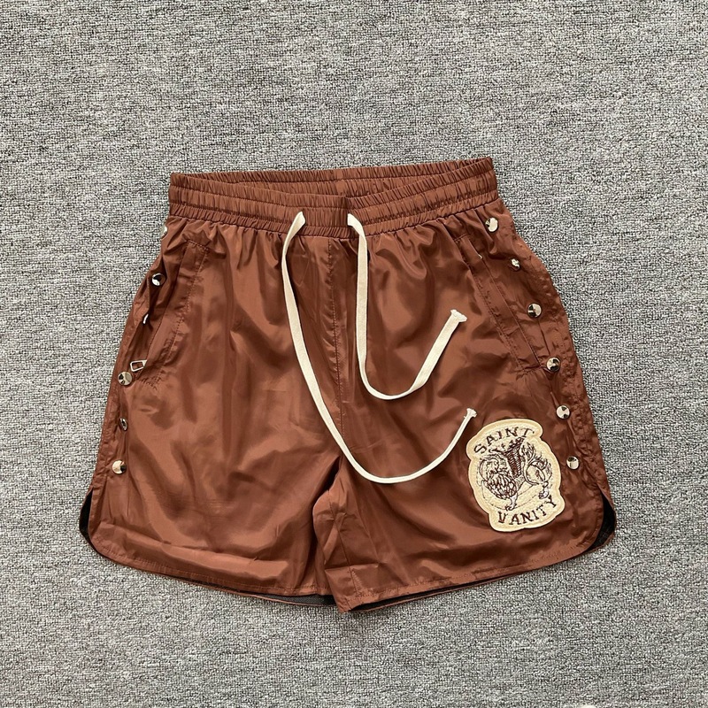 クロスボーダーヨーロッパとアメリカのトレンディなブランドセントレタータオル刺繍フード付き半袖シャツ男性と女性のハイストリートカジュアルショーツスーツ|undefined