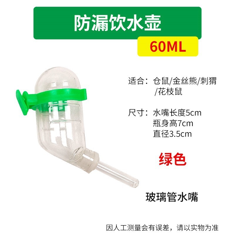 Hámster de conejillo de indias bebiendo agua de oso de oro