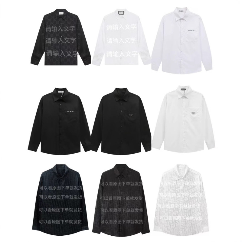 New Di Full Print or Velcro Long-Sleeve Shirt Trendy Loose Top Fashion Brand Shirt Jacket New Di Full Print or Velcro Long-Sleeve Shirt Trendy Loose Top Fashion Brand Shirt Jacket
