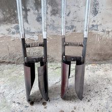 挖土神器挖硬土夹锹对锨掏土挖电线杆洞神器挖树坑洛阳铲打洞移苗
