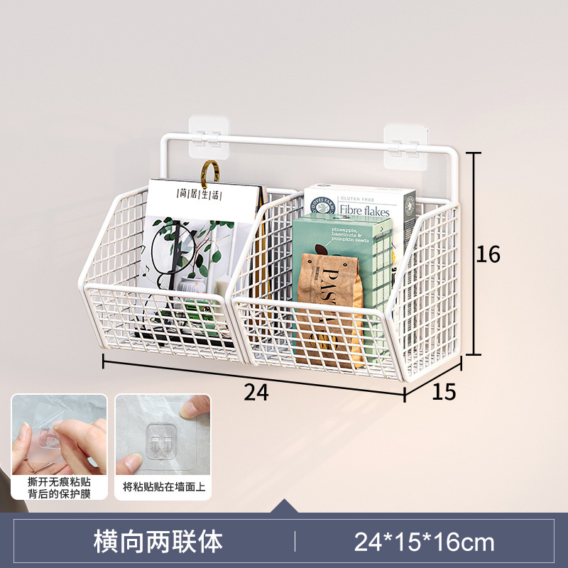 Baño de madera sólida en la pared del soporte del soporte del secador de pelo sin perforación del dormitorio colgar toallas para colocar toallas de papel estante de cosméticos