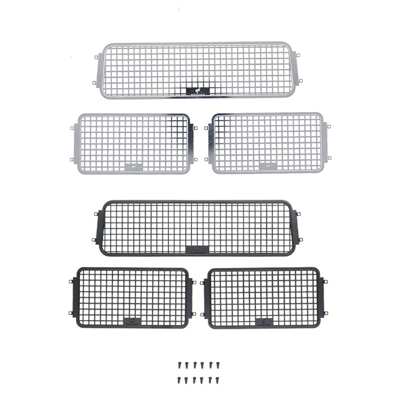 TRX-4 TRX4 Lima Ford bronco Upgrade Parts Metal Stereo Window Net Side + Rear Window Net TRX-4 TRX4 Lima Ford bronco Upgrade Parts Metal Stereo Window Net Side + Rear Window Net