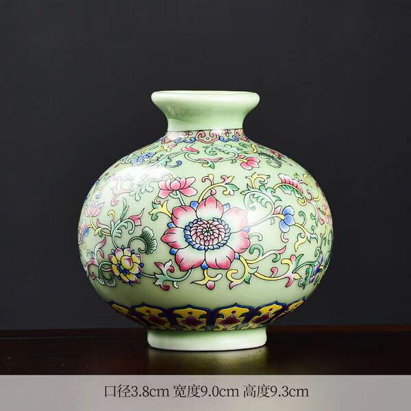 Ceramic retro enamel flower-shaped