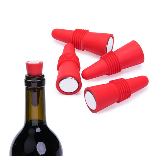 Amazon cross-border same food-grade silicone red wine stopper, beer seasoning bottle stopper, creative fresh-keeping wine stopper