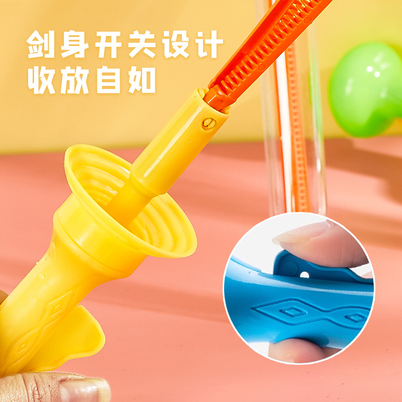 Bubble Wand Children's Handheld Bubble Machine Large Cartoon Outdoor Toy Bubble Sword Western Sword Bubble Water Street Stall