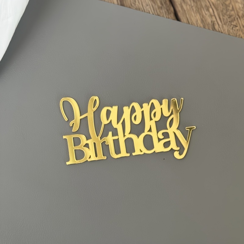 クロスボーダーins風アクリル誕生日おめでとうケーキ装飾ケーキ側面装飾パーティー用品ケーキ装飾品|undefined