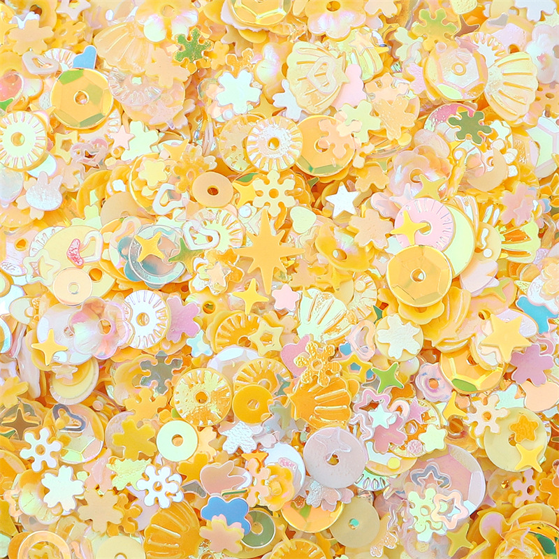 Color plateado lentejuelas nido pieza flash DIY material decorativo ropa Ropa Accesorios hecho en casa pendientes materiales accesorios image 18