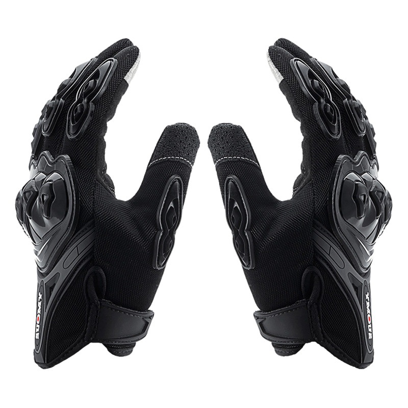 AFAK motocicleta dedo completo guantes de verano pantalla táctil cuatro estaciones montar motocicleta Knight guantes todoterreno resistentes a la caída hombres