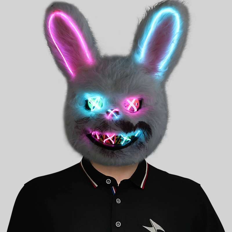 Академия Лита Horror Bloody Rabbit Mask Makeup Dance будет пародировать маску животного на хэллоуин-выступление реквизит