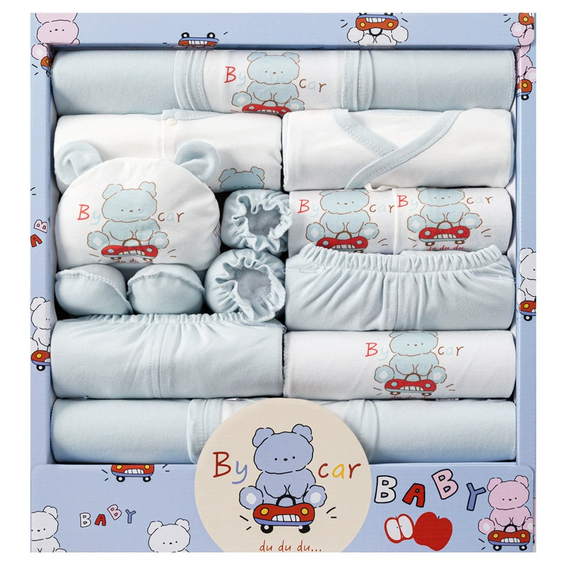 Набор детских комбинезонов (Baby Fashion), новорождённый, 9 предметов, осенние/всесезонные дизайны