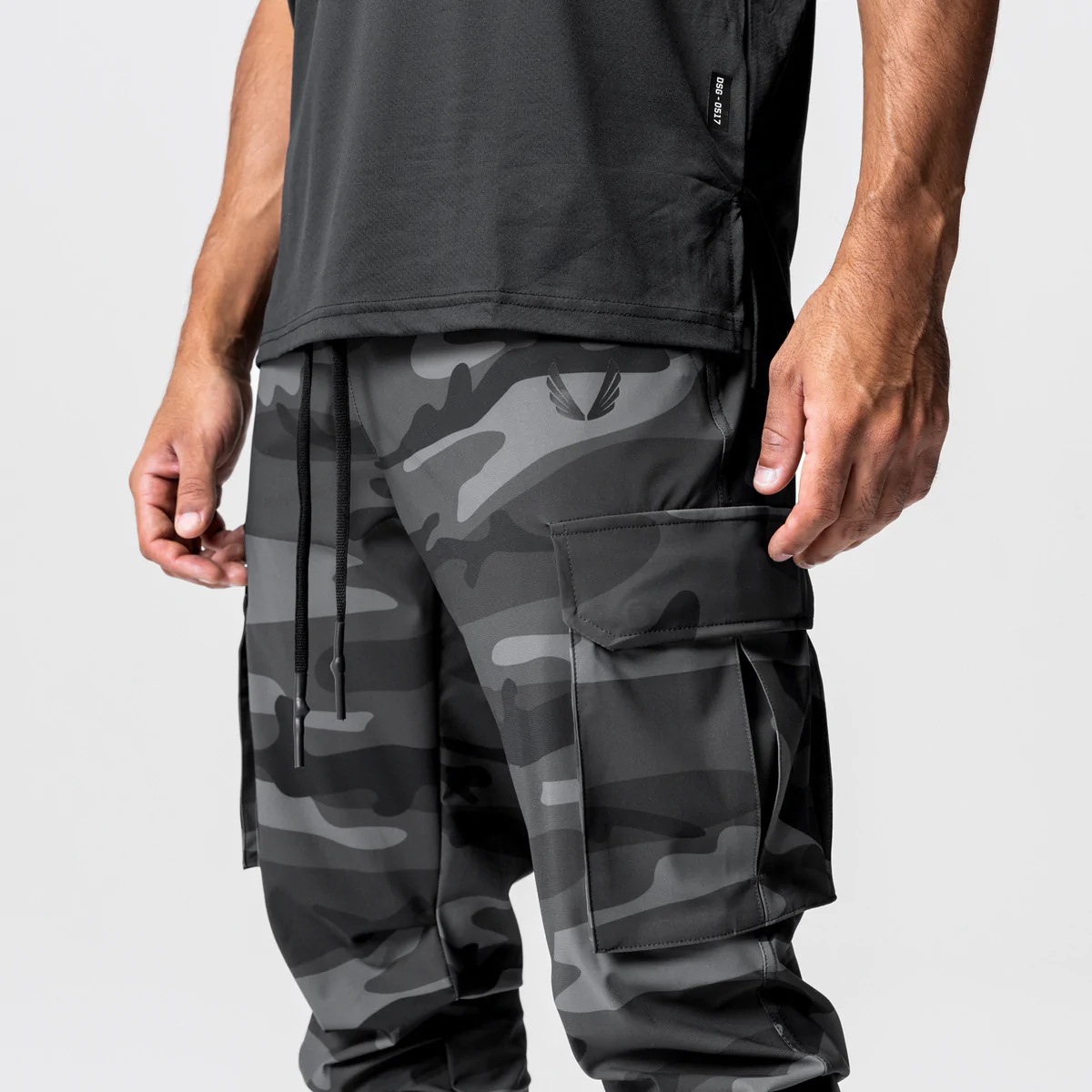 Herrenbekleidung neue Fitness-Sporthose für Herren, lässig, locker, dünn, gewebt, Overall, schmales Bein, Jogginghose_voghion.com