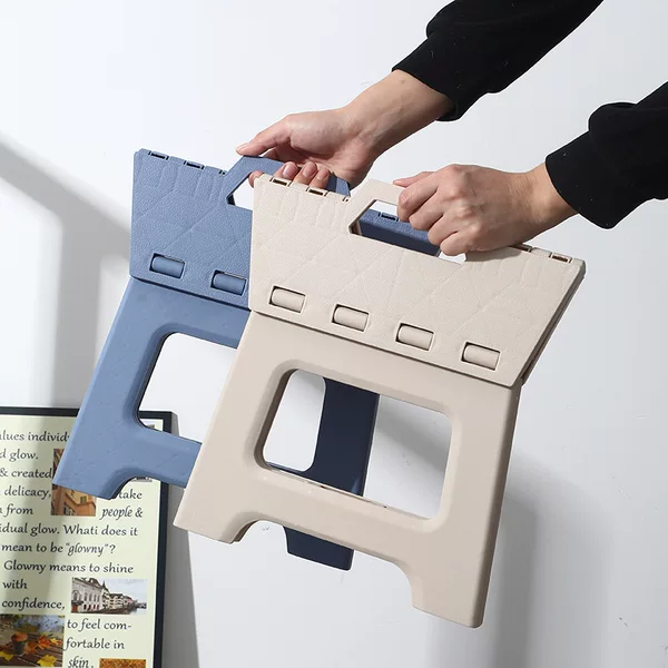 Folding Stool Outdoor Portable Bench Low Plastic Portable Chair Stall Thickened Maza Household Small Stool