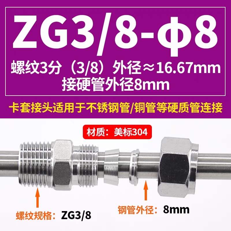 ZG3/8-φ8mm