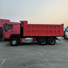 工厂直销二手豪沃自卸车 后八轮工程车 6*4双桥土方车