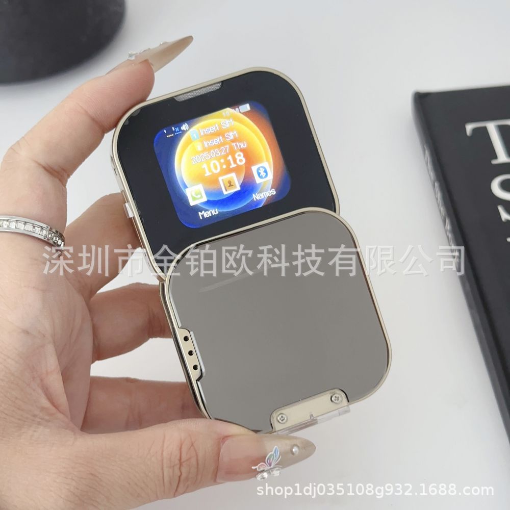 i19rotate旋转折叠手机跨境热销双卡双待触屏mini备用机多国语言