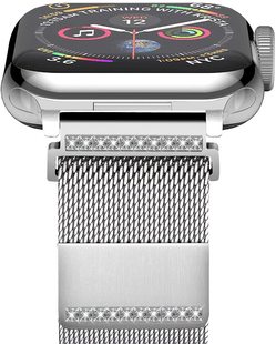Suitable for Apple Watch Strap Apple Watch 7 Generation Milan with Diamond Stainless Steel Magnetic Watch Strap iWatch Strap