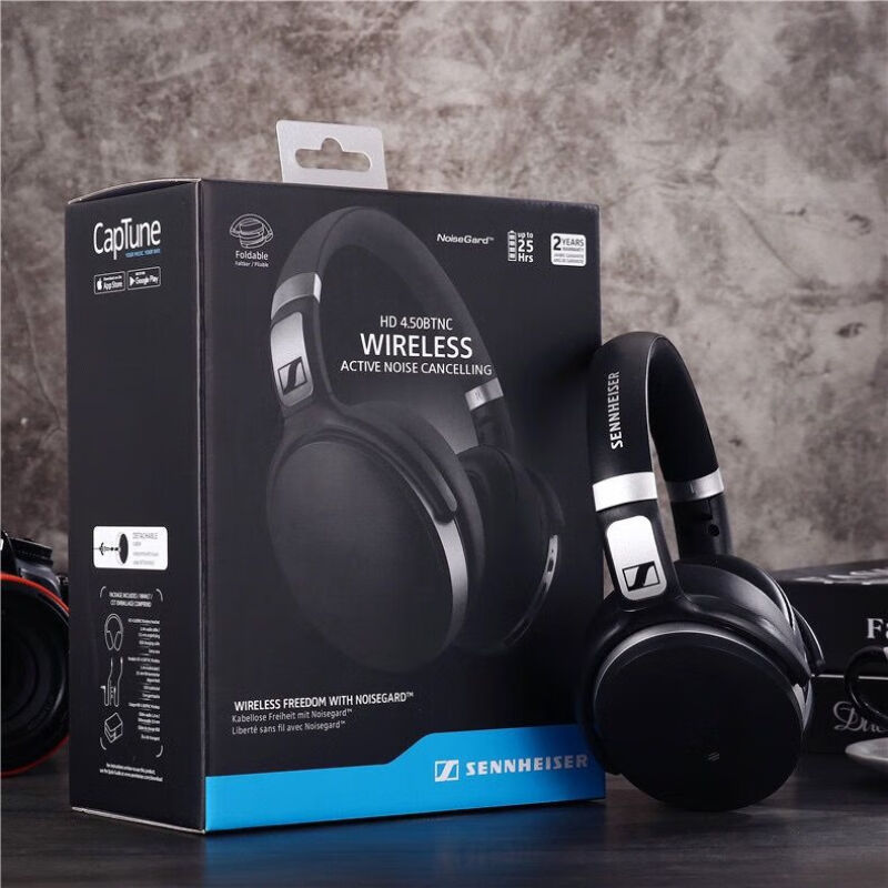 Sennheiser Hd4.50Btnc Wireless Bluetooth Head-Mounted 4.40 Headset Anc Noise Reduction Call Headset Suitable for