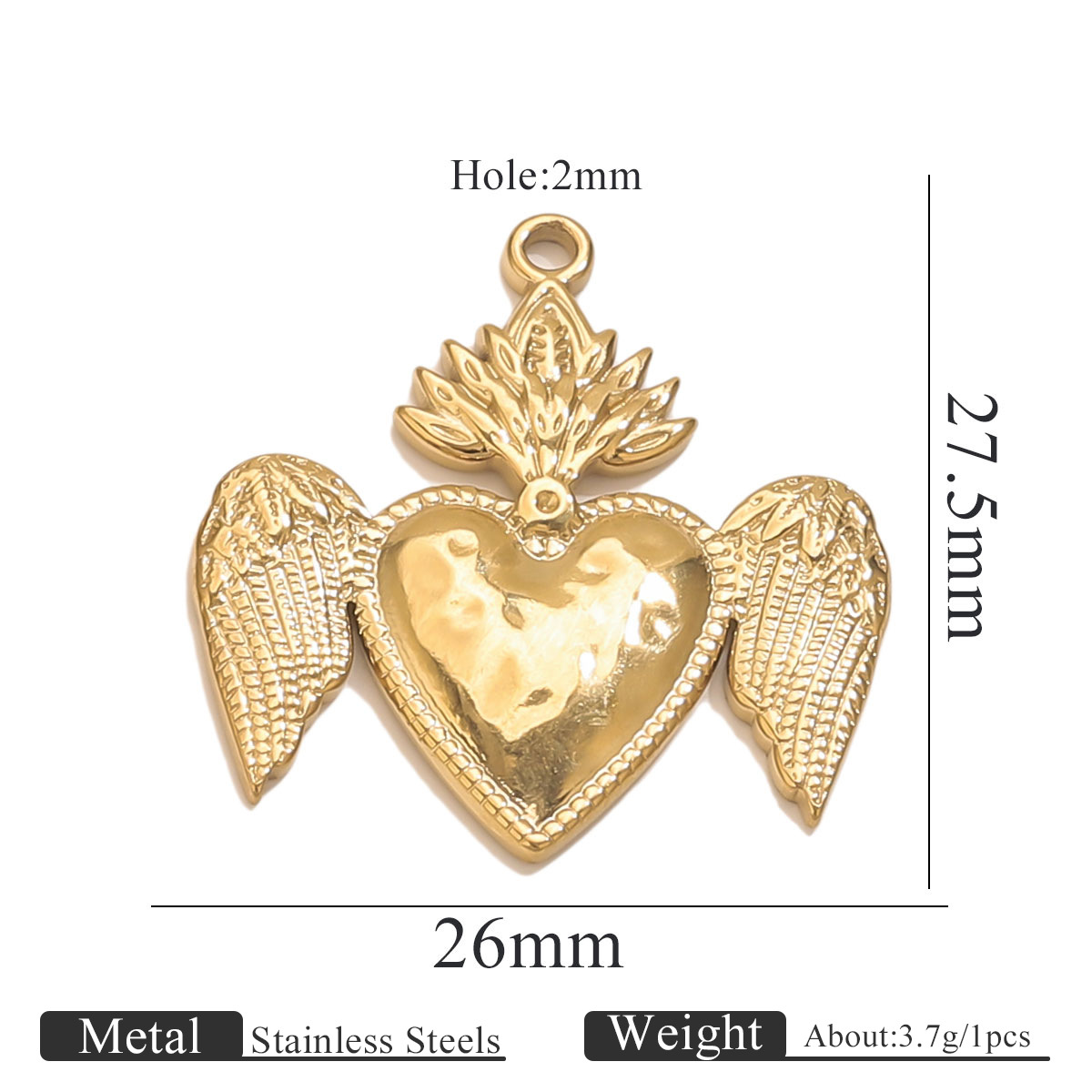 Acero inoxidable de alta moda sol amor oro 18K colgante accesorios collar de brazalete acero titanio accesorios de joyería DIY