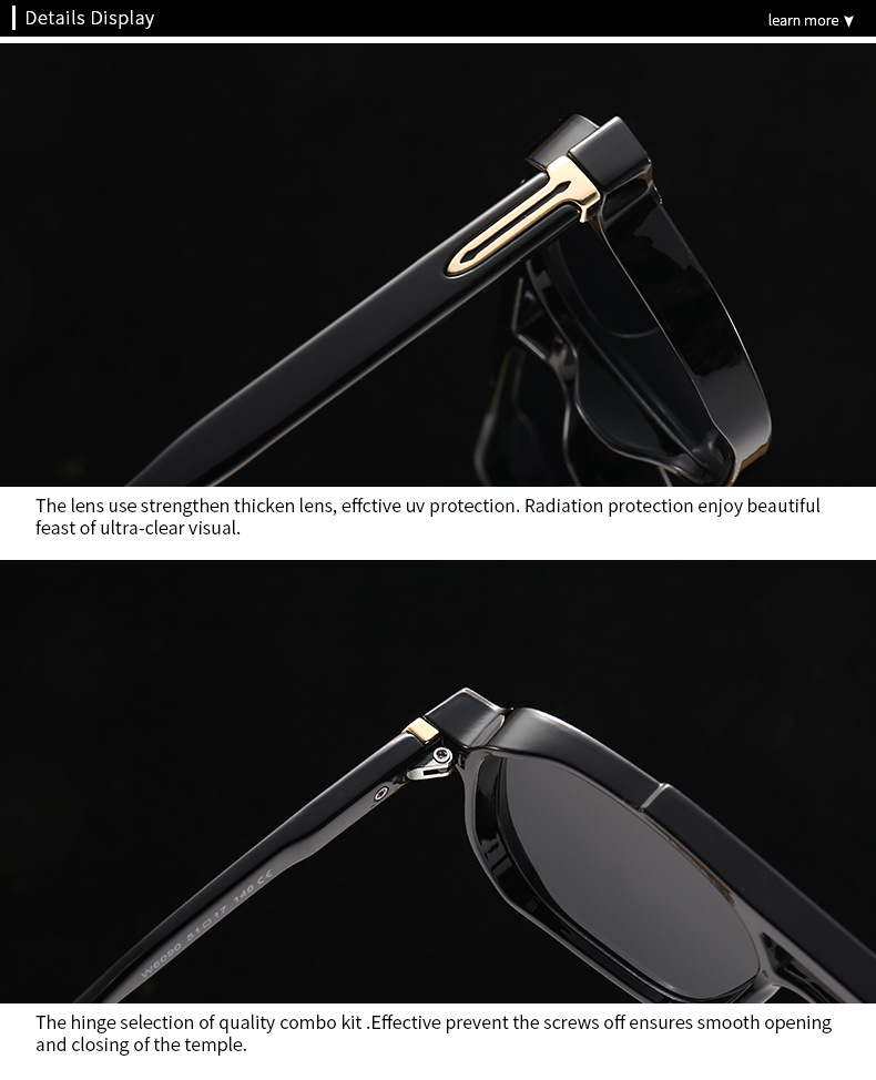 Retro Artistic Sunglasses For Men With Anti-blue Light Protection_voghion.com