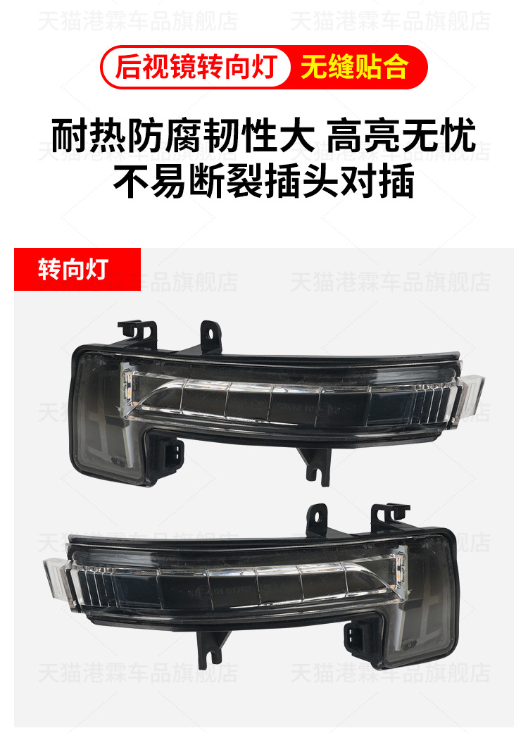 Suitable for Cadillac CT5 CT6 rearview mirror housing rear mirror rear cover mirror frame lens turn signal light bar