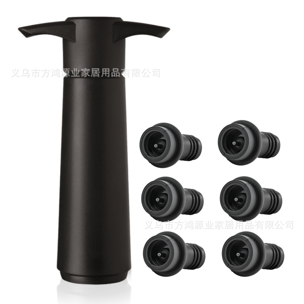 Fabricante de origen, juego de tapones de bomba de vacío de bombeo transfronterizo, conservador de vino tinto, tapones de sellado de silicona, gran cantidad, excelente venta al por mayor