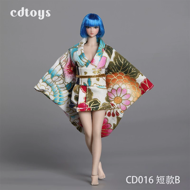 Оптовые CDTOYS CD016 1/12 Женские солдаты кимоно подходит для TBLEAGUE1: 12 наборов