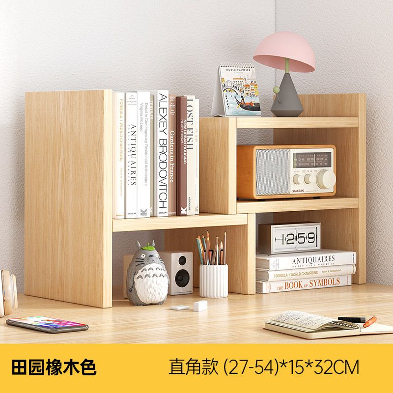 Estantería de escritorio Estante de escritorio para estudiantes Estante de almacenamiento Armario de almacenamiento de cosméticos Estante de escritorio Estante de trabajo Estante de trabajo Estante de libros de esquina