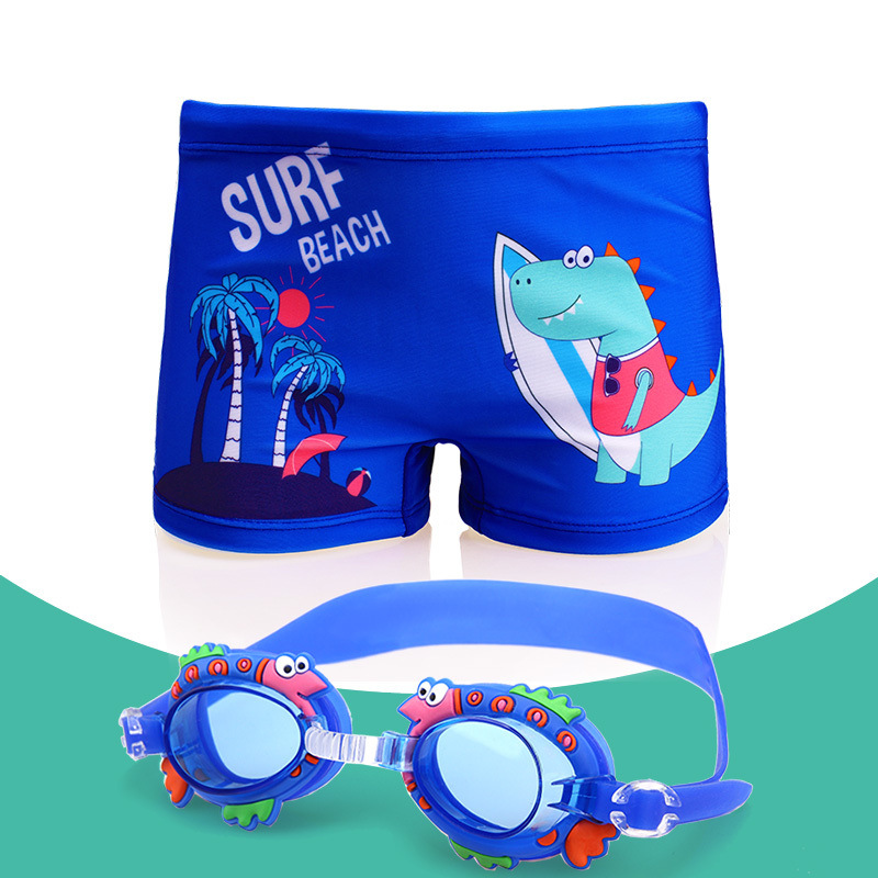Pantalones de baño para niños, niños, niños, trajes de baño para niños, gorras de baño, gafas de baño para niños, comercio exterior