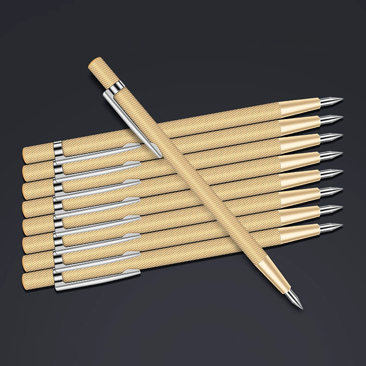 Маркер для разметки плитки, стекла, мрамора, металла, высокопрочный, для трансграничной торговли, с иглой для разметки и ножом для резки