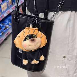 喵宁酱~鲷鱼烧蜜蜂小狗毛绒挂件ins风爆款可爱玩偶挂饰背包钥匙扣