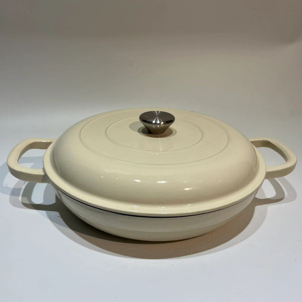 화이트 내부 화이트 30x6.5cm 해물 냄비
