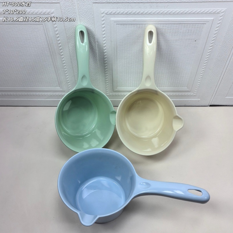 HT-802 cuchara de agua longitud 18,5 diámetro 15 altura 15 mango 13,5 cm
