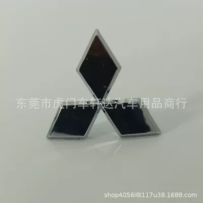 Cross-border hot sale is suitable for Mitsubishi Lancer Pajero V73 V3 Lingyue Yishen Outlander car front and rear logo (Other Automotive Exterior Supplies) - mitsubishi-steering-wheel-logo-covers-4742-silver