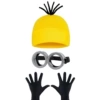 Minions three-piece set (with hair)