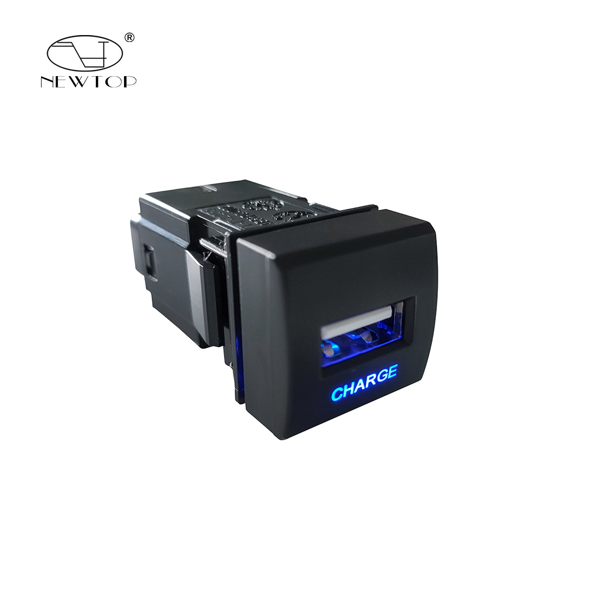 Toma de Carga Rápida USB QC3.0 para Automóvil, Compatible con Modelos Toyota Levin, Corolla, Camry, RAV4 de los Años 2020-2025 image 2