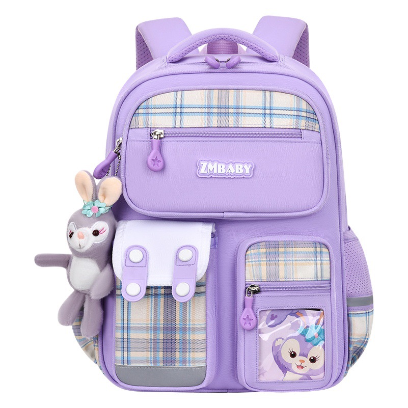 Nueva Mochila Escolar de Sésamo para Niñas de Primaria, Grados 1-3, Ligera, Gran Capacidad, Diseño de Dibujos Animados, Mochila Infantil