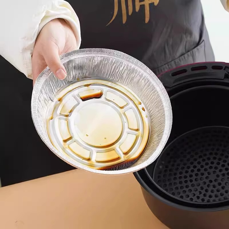 空气炸锅专用纸家用吸油垫纸锡纸盘烤箱烘烤硅油纸一次性碗食品级|undefined