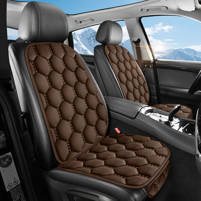 Winter Short Plush Car Seat Cushion Universal Seat Cushion Cross-Border E-Commerce Hot-Selling Single-Piece Seat Cushion Full Car Seat Cover Five Seats