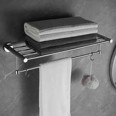 全銅毛巾杆浴巾架浴室掛杆酒店工程毛巾架衛生間涼毛巾衛浴掛件