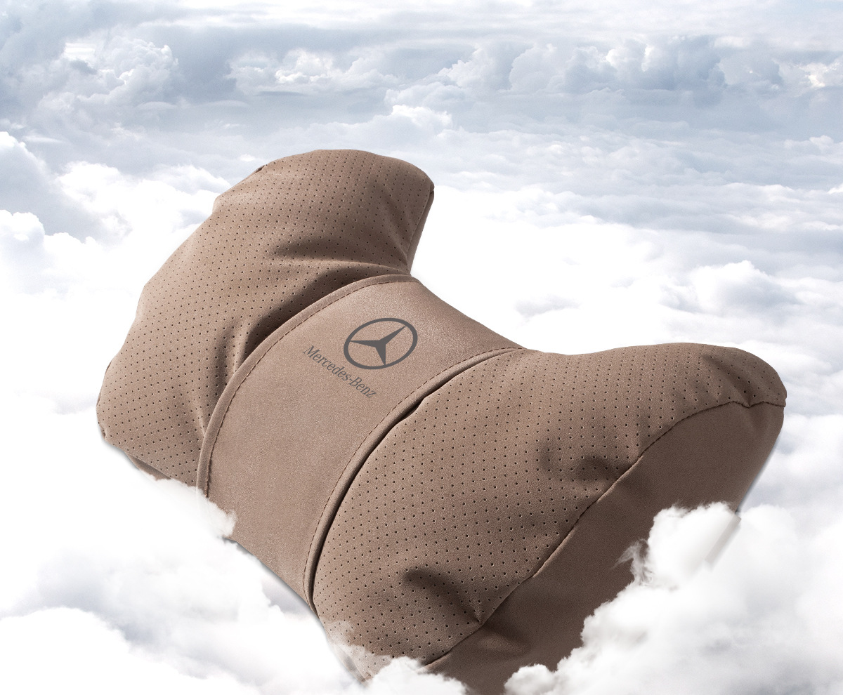 Suitable for Mercedes-Benz Headrest Glc260Lc-Class E300Lsab18 Car Neck Pillow Car High-End Cushion Seat