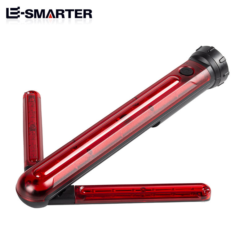 Nueva luz láser de flecha transfronteriza con equipo de luz de trabajo de imán portátil recargable con luz de advertencia de seguridad de gancho