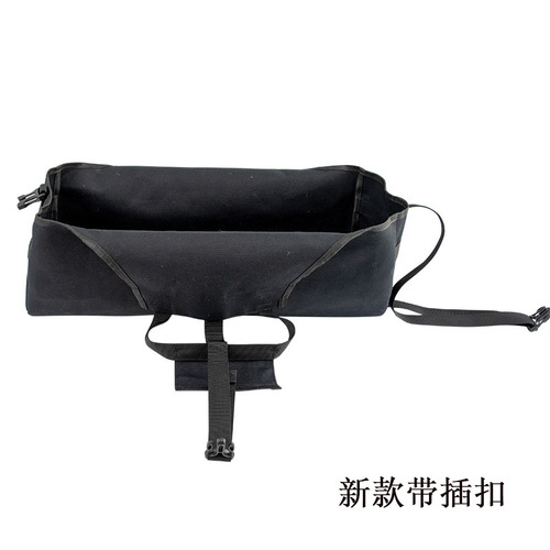 Summer outdoor camping canvas bag camping portable large-capacity firewood collection bag picnic portable logging storage bag