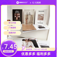 欧美时尚杂志拍摄道具书封面画册本子网红英文高级感场景布置包邮